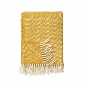 Klippanplaids - Chevron Yellow