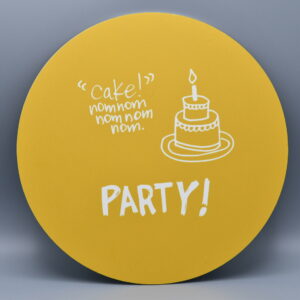 Muurcirkel - Party - Geel