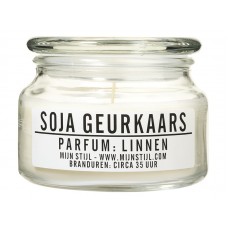 Geurkaars in glas - Linnen