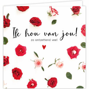 Wenskaart - Ik hou van jou