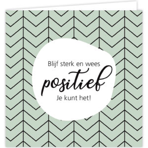 Wenskaart - Positief