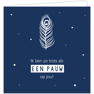 Wenskaart - Trots