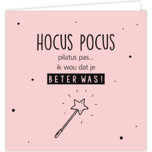 Wenskaart - Hocus Pocus