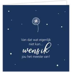 Wenskaart - Wens