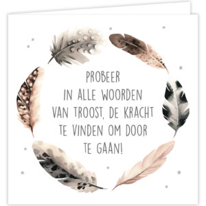 Wenskaart - Woorden