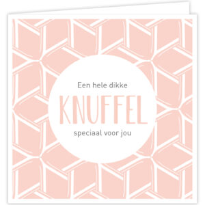 Wenskaart - Knuffel