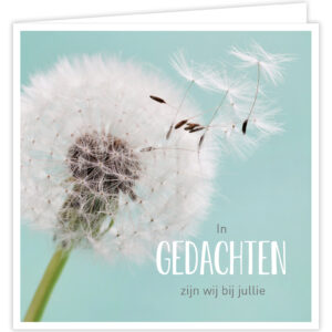 Wenskaart - In gedachten