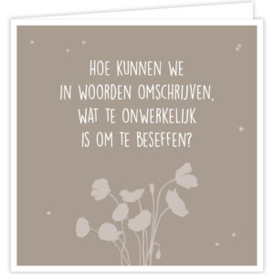 Wenskaart - Onwerkelijk