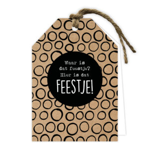 Wenskaart - Feestje