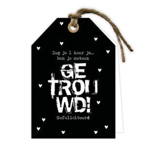Wenskaart - Getrouwd