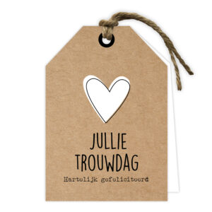 Wenskaart - Trouwdag