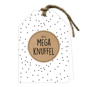 Wenskaart - Mega Knuffel