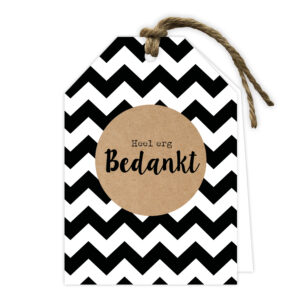 Wenskaart - Bedankt
