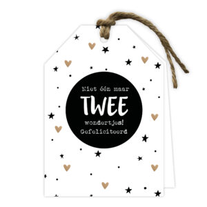 Wenskaart - Een Tweeling