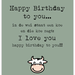 Wild - Happy Birthday
