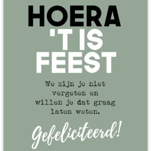 Wild - Hoera 't is Feest