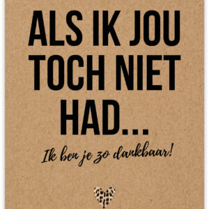 Wild - Als ik jou toch niet had