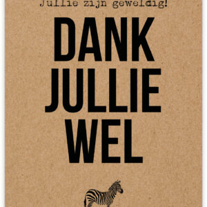 Wild - Dank jullie wel