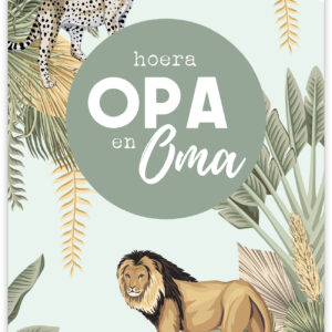 Wild - Hoera Opa en Oma