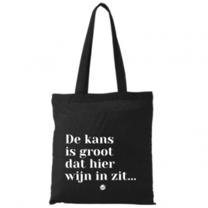 De kans is groot dat hier wijn in zit