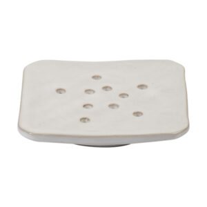 Zeepbakje Aardewerk Fairtrade - Wit