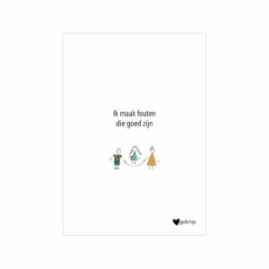Poster - Ik maak fouten
