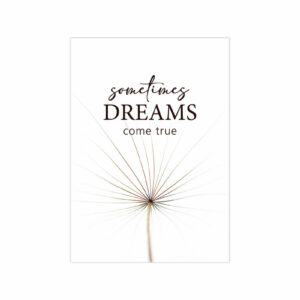 Poster - Sometimes dreams come true