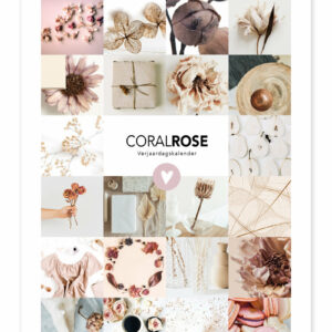 Verjaardagskalender - Coral Rose