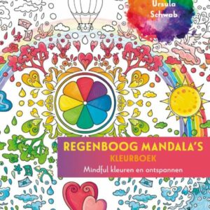 Regenboog mandala's kleurboek