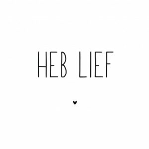 Forextegeltje - Heb lief