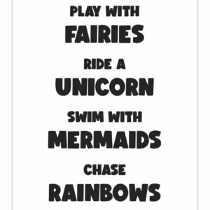 Poster - Play with fairies