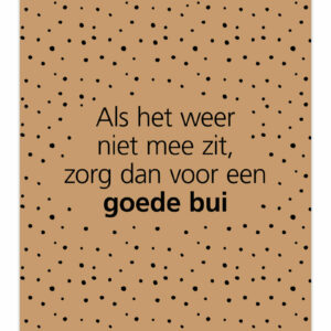 Poster - Als het weer niet meezit,