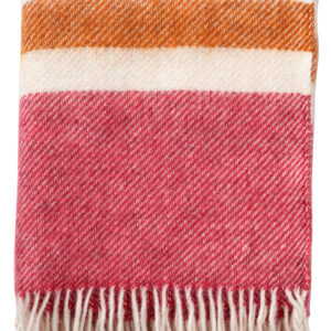 Klippanplaids - Gotland Stripe - Cerise