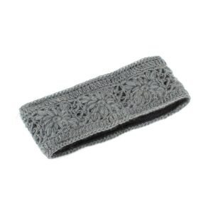 Haarband - Granny Square - Donker grijs