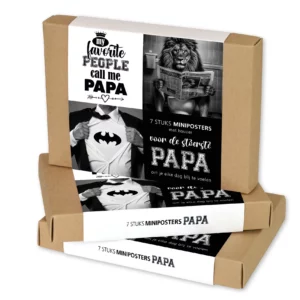Doosje MiniPosters Stoerste Papa