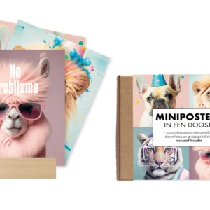 Doosje MiniPosters PartyAnimals