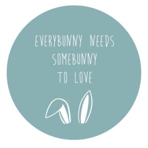 Muurcirkel - Every Bunny