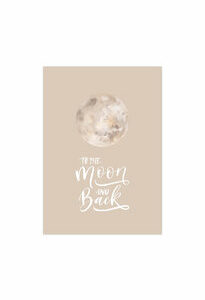 Poster - To the moon and back