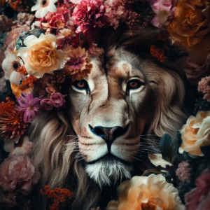 Tuinposter "Lion"