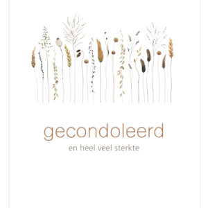 Water - Gecondoleerd