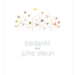 Water - Bedankt voor jullie steun