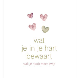 Water - Wat je in je hart bewaart