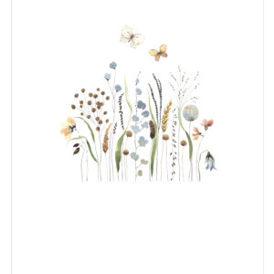 Water - Blanco bloemen