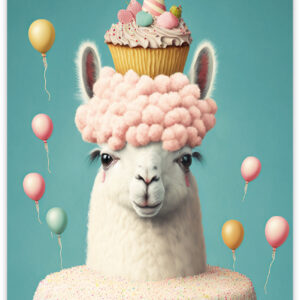 Postkaart - Llama - PartyLama