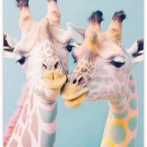 Postkaart - Giraffe
