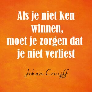 Tuinposter - Johan Cruijf