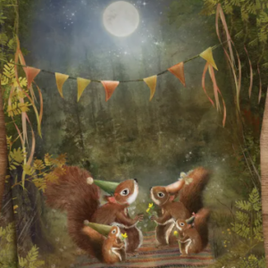 Postkaart - Full Moon Party