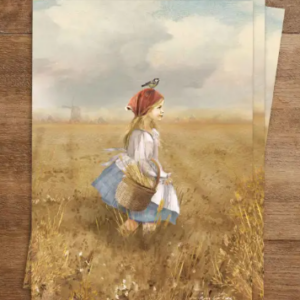 Postkaart - Harvest Girl