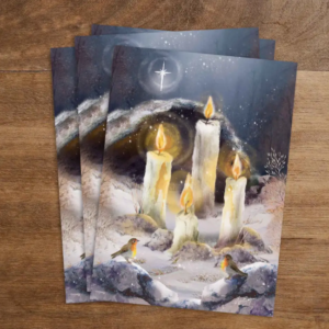 Postkaart - Advent Lights