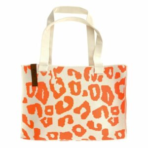 Tote Bag Femke - Oranje/Beige